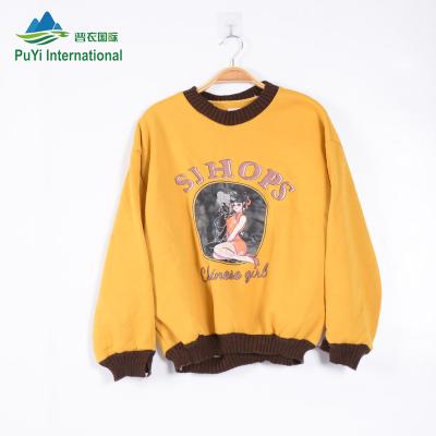 China 100% Cotton Used Clothing Hoody Sportswear Top Grade Used Clothing In Bales Import Used Clothing India for sale