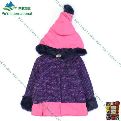 China 100% Cotton Winter Children's Coats Used Baby Clothing Children's Second-Hand Clothes Bales Of Clothes for sale