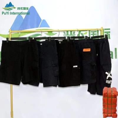 China Polyester / Cotton Fashion Used Mens Cargo Shorts Pants Shorts Used Clothing Used Clothes Guangzhou for sale