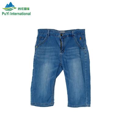 China Polyester / Cotton 2022 Occasion Clothes Summer Casual Jeans Used Short Pants For Men A Grade U.S. for sale