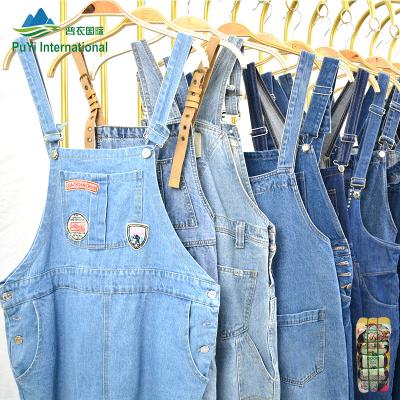 China Denim Suspender Denim Pants Sale Used Clothing Bales Mixed Second Hand Used Clothing Buy Used Clothing for sale