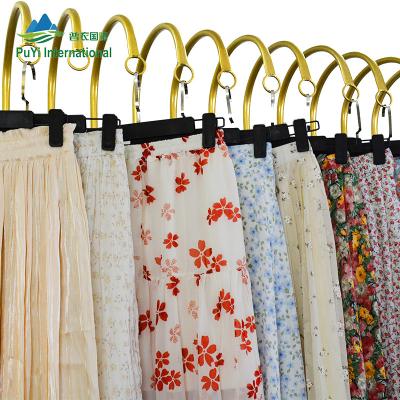 China Brand 2022 100% silk used clothes gauze skirt UK used clothes bales second hand clothes for sale