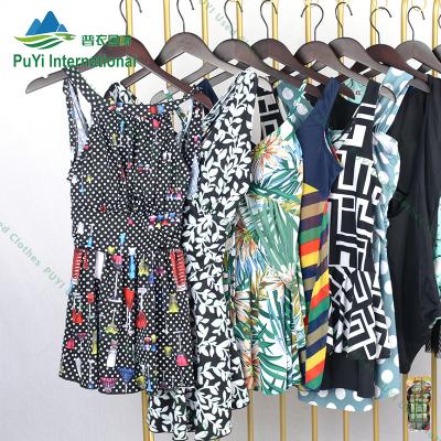 China Polyester/Cotton Summer Swimsuits Clothes Used Mixed Korean Balls Used Clothing 45kg Clothes for sale