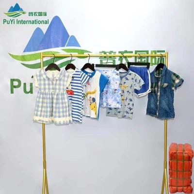 China Used Polyester / Cotton Kids Clothes Balls Used To Children Clothing Baby Wear for sale