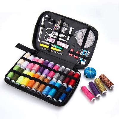 China Set Home Sewing Kit With Bag Professional Sewing Thread Pins Set Home Sewing Kit Supplies 132pc With Bag for sale