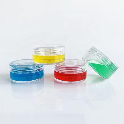 China Wholesale 10ml Mini PS Cosmetic Cosmetic Packaging Face Cream Eye Cream Lipstick Jar for sale