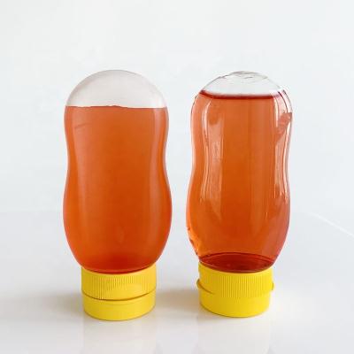 China Food Customized Plastic 100g Mini Squeeze Bottle PET/PP Honey Jam Squeeze Bottle for sale