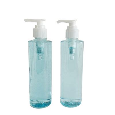 China Cosmetic Conditioner Shampoo Empty Transparent Plastic Cosmetic Packaging 250ml Bottle With Pump for sale