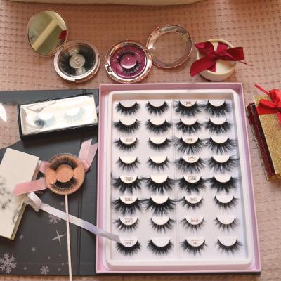 China Long 2020 New Natural Mink Eyelash Manufacturer Wholesale 3d False Mink Eyelash 3D Styles False Mink Eyelash for sale