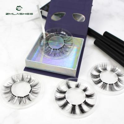 China 25-30 Times DIY FOUETTE New Segmented Lashes Precut Segmented Strip Eyelash With Glue Free Custom Box Design for sale