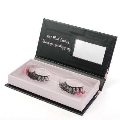 China 2022 fashion colorful trend new product customization private lashes with color at end wholesale for sale