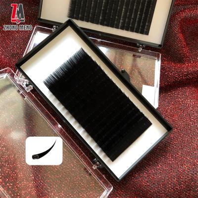 China Full Volume Ellipse Eyelash Extensions 0.15mm D Curl 8-15mm Mix Flat Individual Eyelash Extension for sale