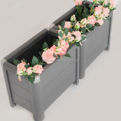 China Europe indoor square planter flower pots/aluminum flower pots/rectangular outdoor planters for sale