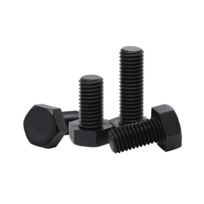 China HEX M3 M4 M5 M6 M8 Machine Screw Black Nylon Hexagon Plastic Bolts for sale