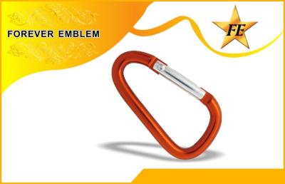 China Aluminum Carabiner Hook With Silk Screen Printing And Laser Engraving Logo for sale