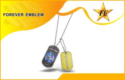 China Die Cast Personalised Dog Tags , Stamped Military Dog Tag With Customized Logo for sale