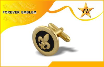 China Gold Plating Promotional Custom Cufflinks In Soft Enamel With Shiny Plating for sale