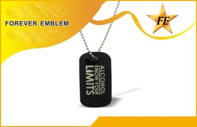 China Cool Military Personalised Dog Tags / Engraved Dog Tags With Ball Chain for sale