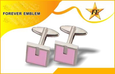 China Nickel Plating Custom Cufflinks With Soft Enamel For Souvenirs / Decoration for sale