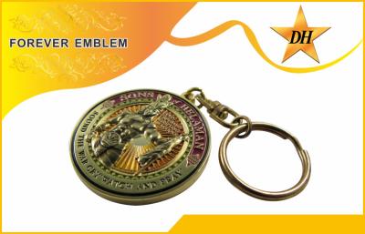 China Antique Plating Metal Promotional Key Chains For Souvenir Gift for sale