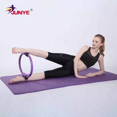 China Body Health Care Massage New Wave Stretch Exercise Double Handle Fitness Circle For Yoga Pilates Circle for sale