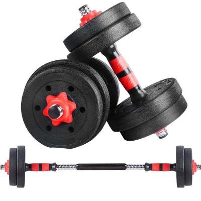 China Eco-friendly gym with adjustable sports fitness environmental protection dumbbell fitness cement dumbbell for sale