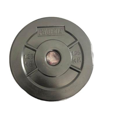 China Durable Fitness Exercise Bodybuilding Equipment Weight Plate PP Cement Material Barbell Weight Plate for Men or Women for sale