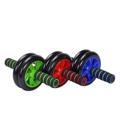 China Pp& pvc fitness equipment indoor best sell ab wheel ab roller matab roller exercise double color wheel for sale