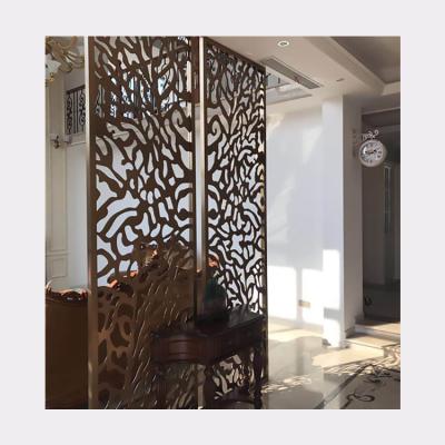 China Factory Stocked Customize Laser Cut Decorative Garden Metal Screen Corten Steel Building Metal Screen for sale