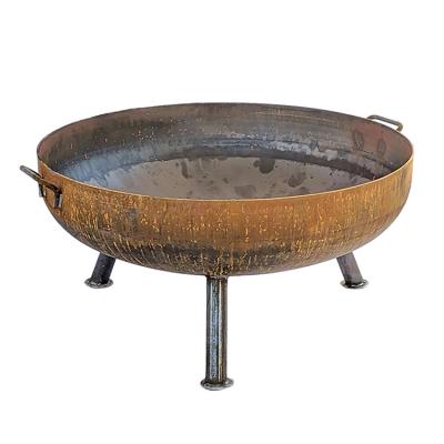 China Factory Stocked Customize Corten Steel Woodworking Tripod Outdoor Fire Pit Sale for sale