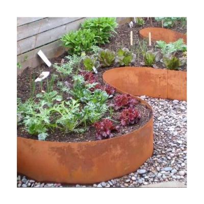 China Minimalist Circular Corten Steel Lawn Edging For Sale for sale