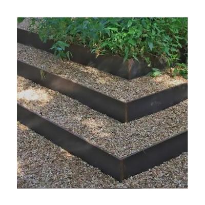 China Minimalist Factory Customize Corten Steel Garden Edging Lawn Edging Steel Garden Edging for sale