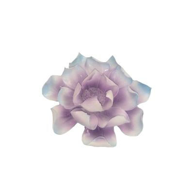 China Environmental handmade porcelain ceramic flower for home decoration for sale