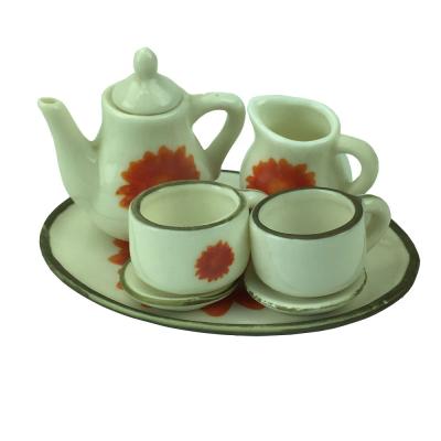 China Sustainable Cafe Mini &Tea Set For Kids And Home Decoration for sale