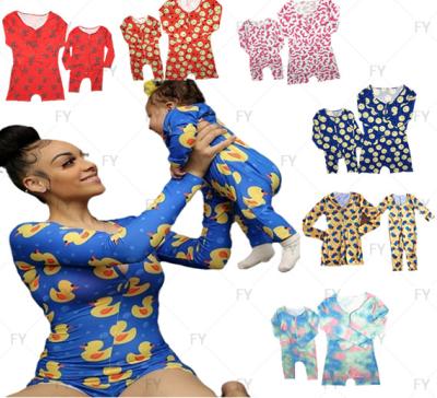 China Hot Mommy and Me QUICK DRY QUICK DRY Onesie Adult Family Sale Onesie Pajamas Baby Onesie Jumpsuit Parent-child Overalls for sale