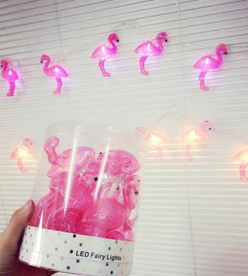 China PVC Factory Outlet Christmas Bulb Flamingo String Lights Covers Wholesale for sale