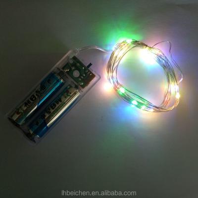 China PVC 2m 20led factory outlets invisible led copper string lights for sale