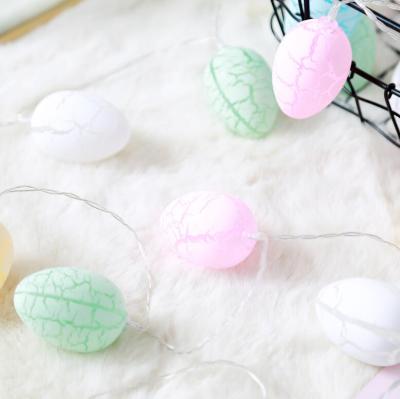 China Factory Outlets Plastic Battery Operated Outdoor Easter Led Decoration String Lights for sale