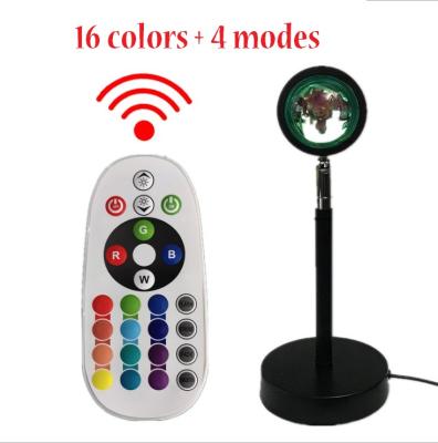 China New Modern Fashion USB Powered RGB Color Changing Sunset Lamp Night Light Projector With Outdoor for sale