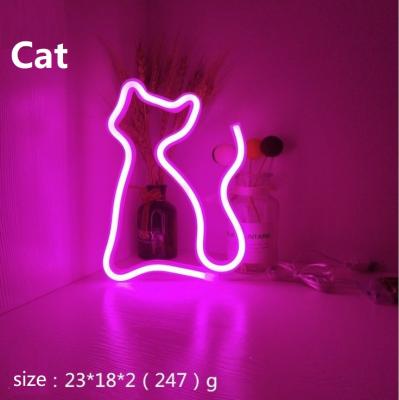 China New Home Decoration Fashion Battery / USB Powered IP 67 LED Neon Lights Holiday Neon Led Light With Switch Led Light Neon Signs for sale