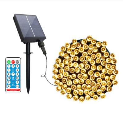 China Hot Selling Indoor And Outdoor PVC Water Proof LED Solar Sring Light With Remote Control for sale