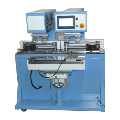 China Printing on Custom Non-standard Ruler Pad Printer 2 Color Ink Cup Pad Printing Machine for Electronic Panel for sale