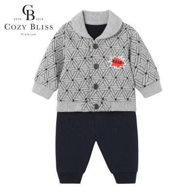 China Happiness Antibacterial Comfortable Baby Clothes Baby Boy Clothing Sets Newborn Baby Clothes For Spring for sale