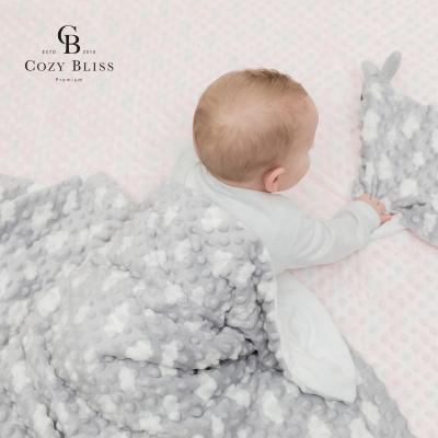 China Baby Cotton Blanket Anti Dust Mite Bliss Bamboo Fiber Blanket Face Stitch Fleece Cozy Baby Blanket Skin Friendly Soft for sale