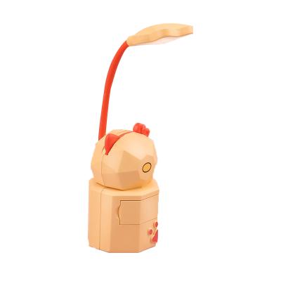 China Modern Creative Cute Storage Desk Cartoon Lamp USB Rechargeable Table Lamp Led for sale