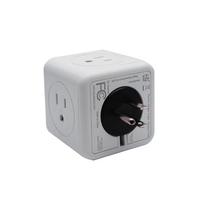 China Durable European Rubik's Cube Socket With Double Usb Cube Socket for sale