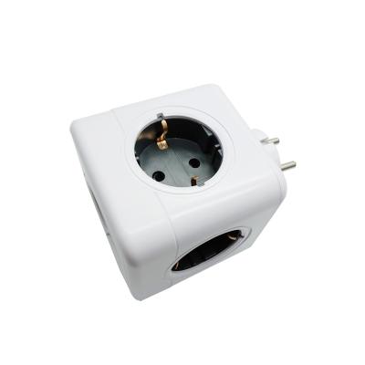 China Durable European Type-C Interface Cube Style Usb Cube Socket Outlet for sale