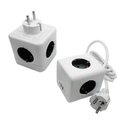 China New Product Durable Europe 2502v 15a Rubik's Cube Plug for sale