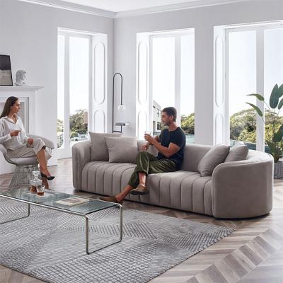 China September Promotion Adjustable Super Living Room Furniture Modern Velvet Sofa (Other) Set Luxury White Furniture Sofa Set Furniture for sale