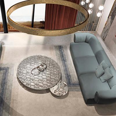 China September modern super marble tea table for metal chinese living room table living room central tea coffee table for sale